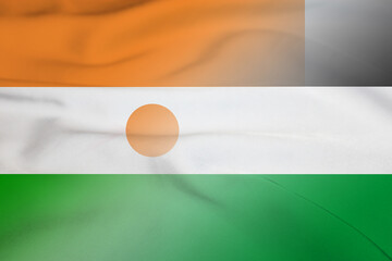 Niger and Jordan state flag international relations JOR NER