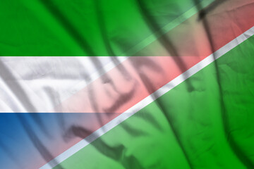 Sierra Leone and Namibia state flag international relations NAM SLE