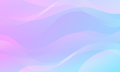 Abstract Gradient Purple Blue liquid background. Modern background design. Dynamic Waves. Fluid shapes composition. Fit for website, banners, brochure, posters