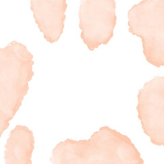 Neutral Frame Watercolor Abstract 