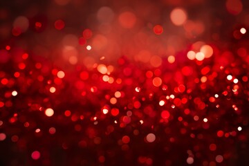 red glitter, bokeh, background texture | Generative AI