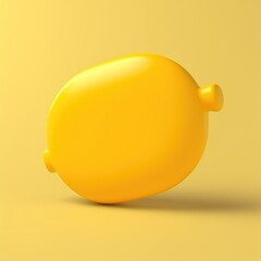 Expressive Connectivity: 3D Render of Speech Bubble Icon Emphasizing Communication Generative AI