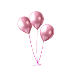 Rose Gold balloons, baby pink ballon, rose balloon