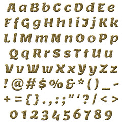 Decorative Alphabet and Numbers Set