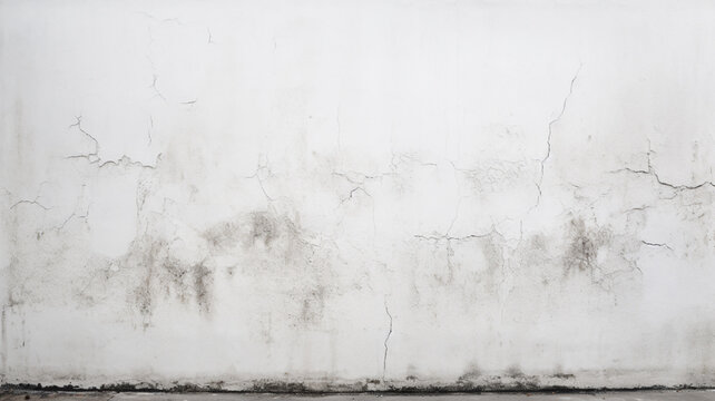 White concrete wall background texture with plaster