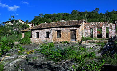 Casas de pedra em Igatu. Bahia.