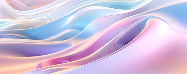 Fototapeta premium Abstract Dynamic Spectrum of Colors Abstract Background, Colorful luxury wave silk,Holographic Neon Fluid Waves