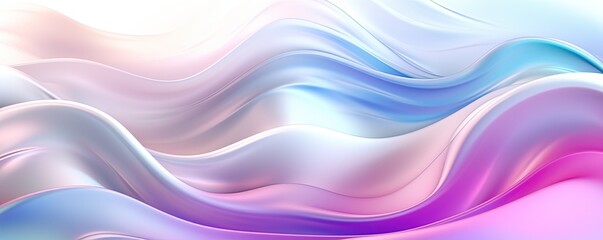 Abstract Dynamic Spectrum of Colors Abstract Background, Colorful luxury wave silk,Holographic Neon Fluid Waves