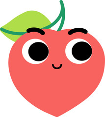 Basic Peach Face Look Right