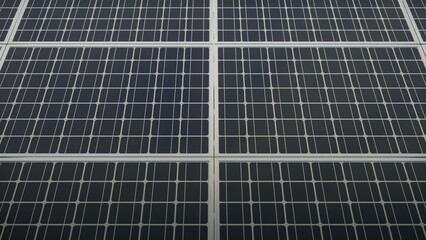 Close up 3D rendering of Solar panel at sunny weather , concept of renewable energy, technology, electricity, green, eco friendly