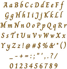 Decorative Alphabet and Numbers Set