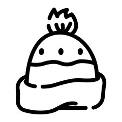 beanie Line Icon