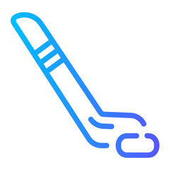 ice hockey Line Gradient Icon