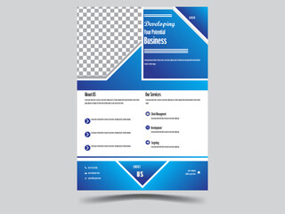 Business flyer design templates. Modern business flyer template.  Professional Business Flyer Design.