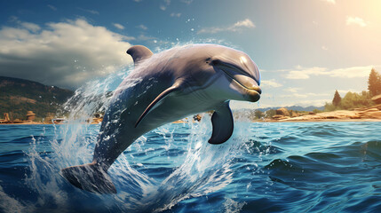 Bottlenose Dolphin in nature