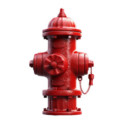 Fire hydrant. isolated object, transparent background