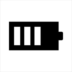 Battery load icon. vector illustration on background. Elements for design. eps 10