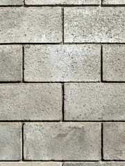 Grey concrete block wall background