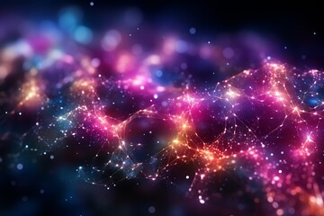 Obraz premium 輝く波,Generative AI AI画像