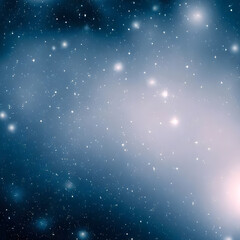 Fototapeta na wymiar Nebula art with abstract night sky light