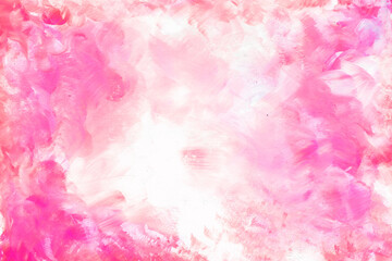 Fototapeta premium Hand painted textured background. Full color design. Brushstrokes, dots, lines, waves. pattern. 