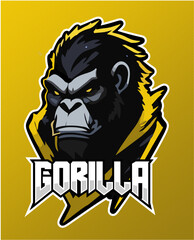Gorilla gaming logo with best quality
