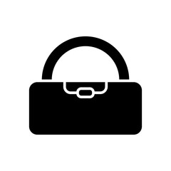 handbag glyph icon