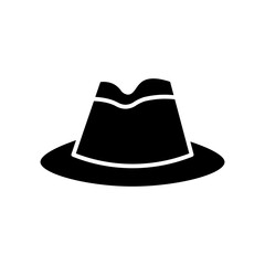 hat glyph icon