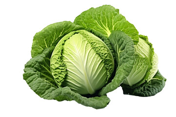 cabbage isolated on white