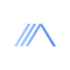 Monogram design vector logo. Monogram initial letter mark A logo design. Monogram design vector logo. Monogram initial letter mark A logo design simple A monogram