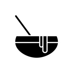 bowl glyph icon