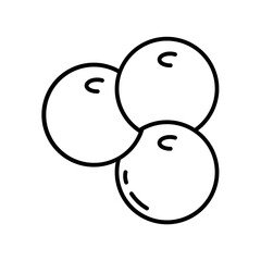 olives line icon
