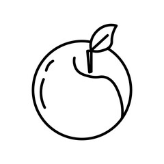 peach line icon