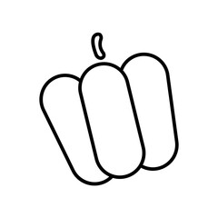 pepper line icon