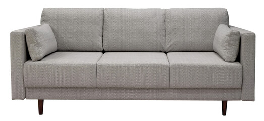 Sofa isolated on white background. Including clipping path