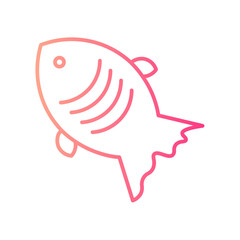 fish gradient icon