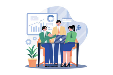 Concept Of A Group Of People In Teamwork