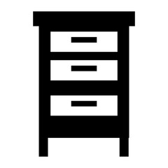 furniture set isolated