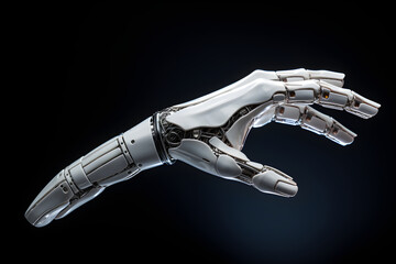 High-Tech Metal Arm and Robot Hand