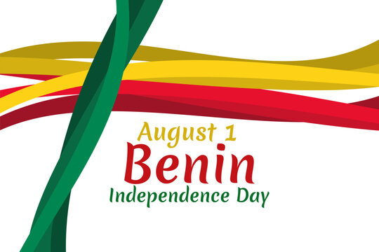 August 1, Independence day of Benin vector illustration. Suitable for greeting card, poster and banner. - Powered by Adobe