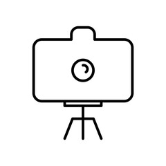 camera line icon
