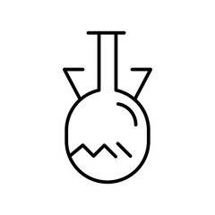 ceramics line icon