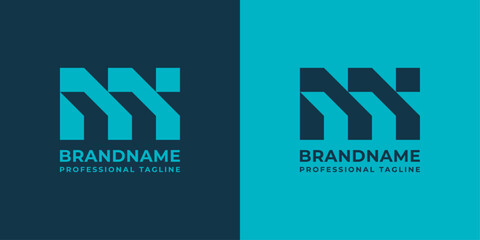 Obraz premium M Building Logo is suitable for any business related to the letter M and Buildings