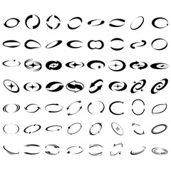 Vector Graphic Assets Set. Bold modern Shapes for Posters Template, flyers, clothes, social media, graphic design, sticker, In Y2k style, Futuristic, Anti-design, Digital Collage, Retro Futurist.