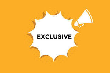 exclusive button web banner templates. Vector Illustration 
