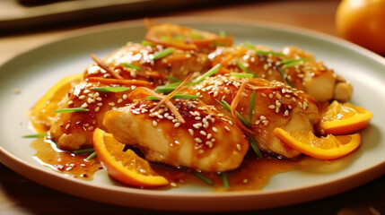 chicken wings HD 8K wallpaper Stock Photographic Image
