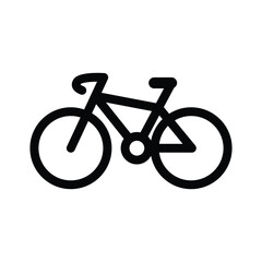 Sport bicycle vehicle vector icon