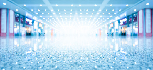 Business center with extremely shallow depth of field