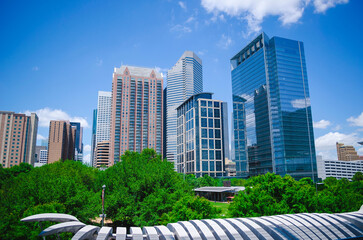 Obraz premium skyscrapers in downtown city