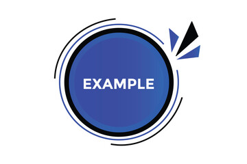 Example button web banner templates. Vector Illustration